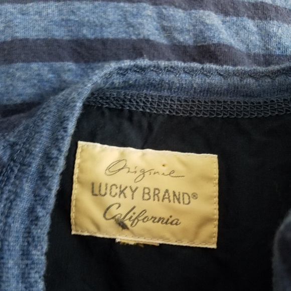 Original LUCKY BRAND California Mens XXL LS Henley - Picture 7 of 7
